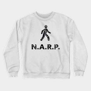 Distressed NARP Crewneck Sweatshirt